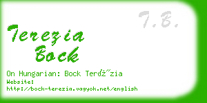 terezia bock business card